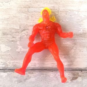 Marvel 1996 Action Figure Jonathan Storm Human Torch Collectible Toy 4.5in